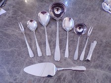 WMF Modell BAMBERG Satz 9 Vorleger Vorlegeteile in Cromargan TOP !