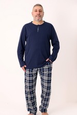 Herren Schlafanzug Pyjama Set