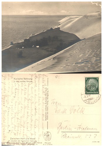 Kurische nehrung 1940 - kurische, haff
