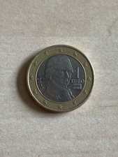 MOZART Euro Coin - 1 Euro 2002