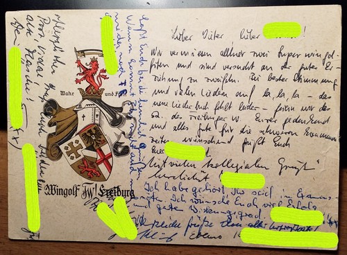 Wingolf freiburg 1963 - -,