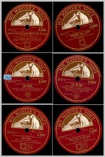 3x "HMV SWING MUSIC SERIES
