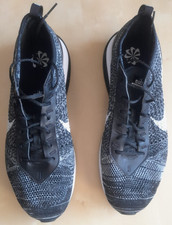 Nike Air Max Flyknit Racer - Gr. 45,5 - black/white - sehr gut
