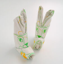 Ostern Servietten aus Baumwolle 2er Set Osterhase Origami Serviette zum Falten