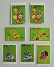 Alfred J. Kwak Aufkleber Sticker 7 Stück 1991 1993 Milky Way Ente Comic Kinder