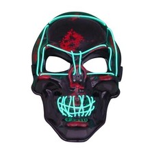 Halloween LED Maske Totenkopf