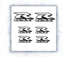 Suzuki GSXR Logo Aufkleber Set 6-Teilig freie Farbauswahl Motorrad Auto KFZ Tuni