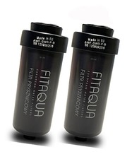 2 x Duschfilter schwarz