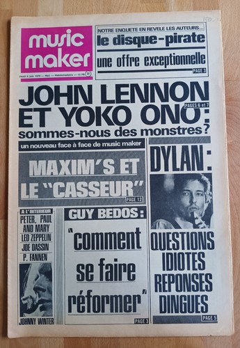 Bob dylan john lennon yoko - dylan,,