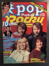 POP ROCKY POPFOTO 09/1981 - 7/10 Poster - ABBA, Speedy, Olivia Newton-John -