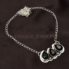 Schwarzer Onyx Halskette