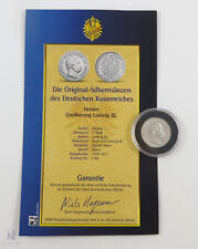 Hessen, Ludwig III. 1848-1877, 2 Mark 1877 H, J-66, Erh. s/ss, Original (0846EB)