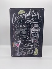 Blechschild Cocktail