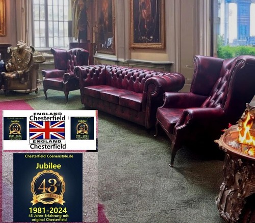 Chesterfield luxus sofa set - chesterfield,