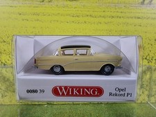 1:87 Wiking 0080 39 Opel Rekord P1 grünbeige OVP / B09