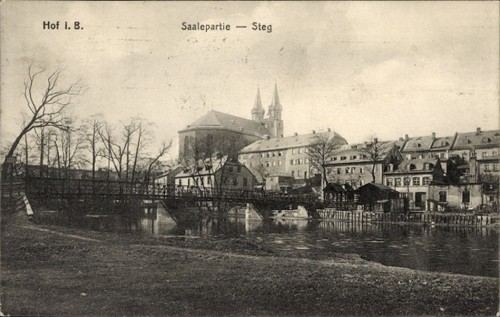 Hof der saale - an,