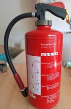 Minimax  Feuerlöscher leer für Bastelzwecke Messingverschluss 9l mit Patrone 