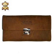 Vintage Echt Leder Kellnerbörse Geldbörse Kellnertasche Bedienungs Geldbeutel 