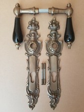 Türbeschlag PZ 92 Langschild Barock Türgriffe Türdrücker Haustür Klinke  N14-A