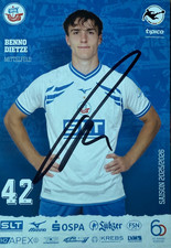 Autogrammkarte Benno Dietze