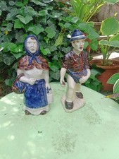 glasierte Figuren Bauer und