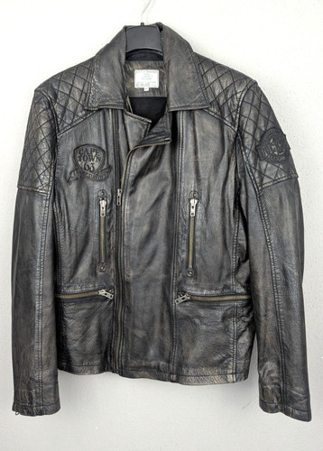 Camp david lederjacke - lederjacke, xl