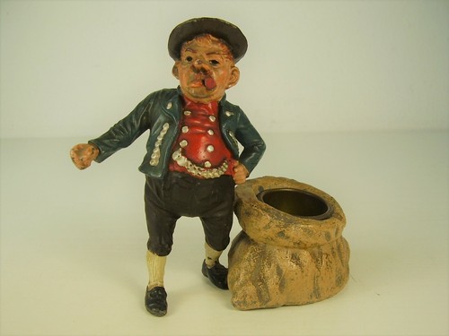 Antike figur zinn heyde - figur, um