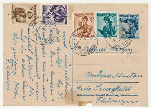 österreich 1952 ganzsache - Österreich,
