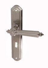 Türbeschlag Antike LS Nickelmatt Türgriffe Türklinke Türdrücker