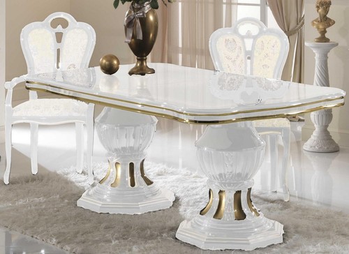 Klassischer esszimmer tisch - klassischer,