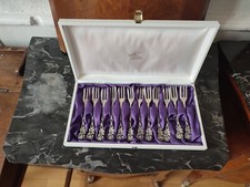 silber Kuchengabel 12stück Rosestil frei haus geliefert