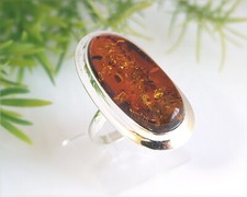 Bernstein Ring Silber 925