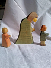 Ostheimer-Figuren gebraucht, Hänsel + Gretel mit Hexe (Hänsel leicht beschädigt)