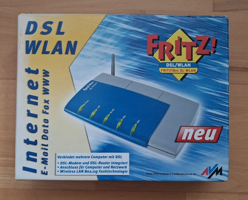 Fritz box wlan router - fritz!box, blau