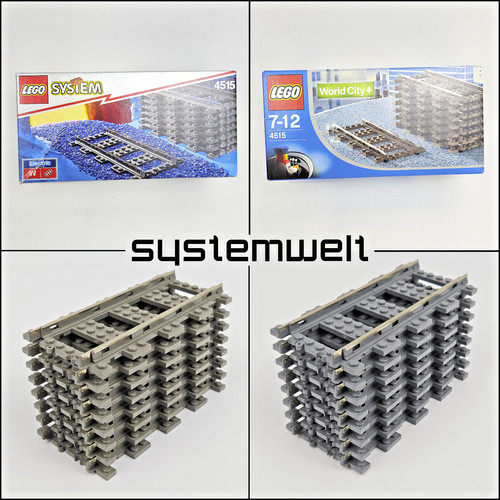 Lego 4515 gerade schienen - lego,