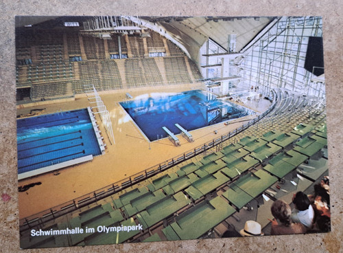 Postkarte ungelaufen olympiade - postkarte,