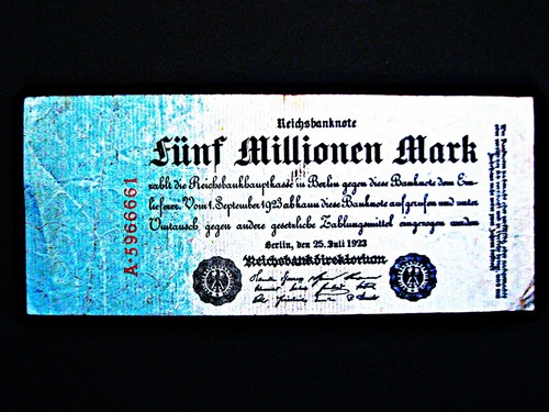 Reichsbanknote millionen - , 5
