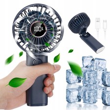 Handventilator Akku Aufladbar Mini Ventilator Leise USB Hand Ventilatoren Lüfter