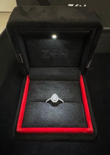 Zen diamond ring - zen, 0,38