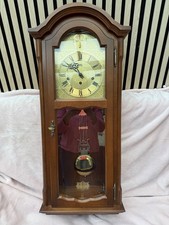 AMS Wanduhr Massivholz