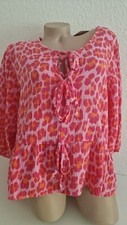 Musselin Shirt Bluse Pink Leo