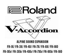 Roland V Akkordeon Alpine Sound Expansion FR7X/FR8X/FR3X Oberkrainer
