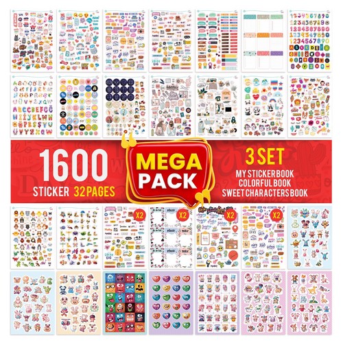 Colortouch 1600 stück sticker - 1600,