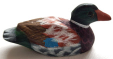 Miniatur Holz Ente Stockente