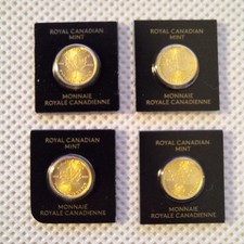 4 x 1g  Royal Canadian Mint -