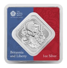 Silberbarren 1 oz Britannia