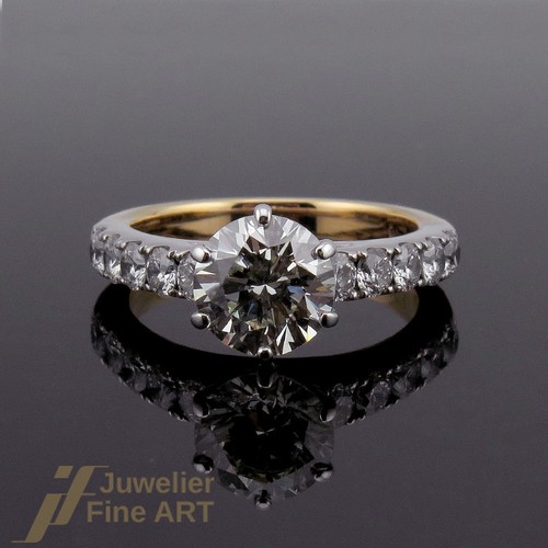 Solitär ring - solitär-ring, 1