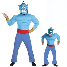 Kinder Aladin unddie magische Lampe Cosplay Zauberlampe Genie Muskel KostümMaske