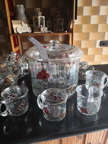 Bowleservice glas 12 tassen - 12,