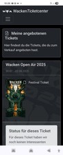 2 x Wacken 2025 Tickets inkl